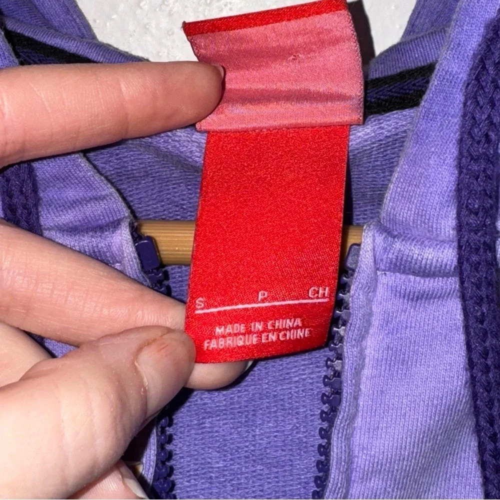 Nike Lavender Full Zip Up Hoodie Women’s Size Small